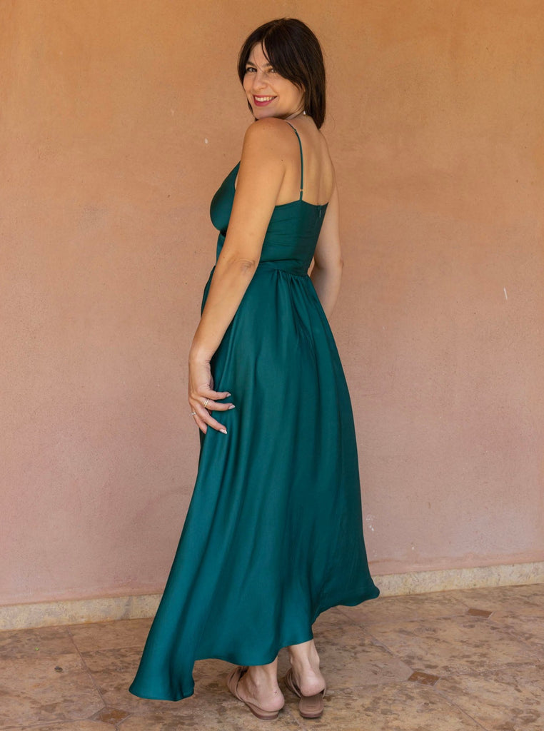 EDEN DRESS - EMERALD GREEN