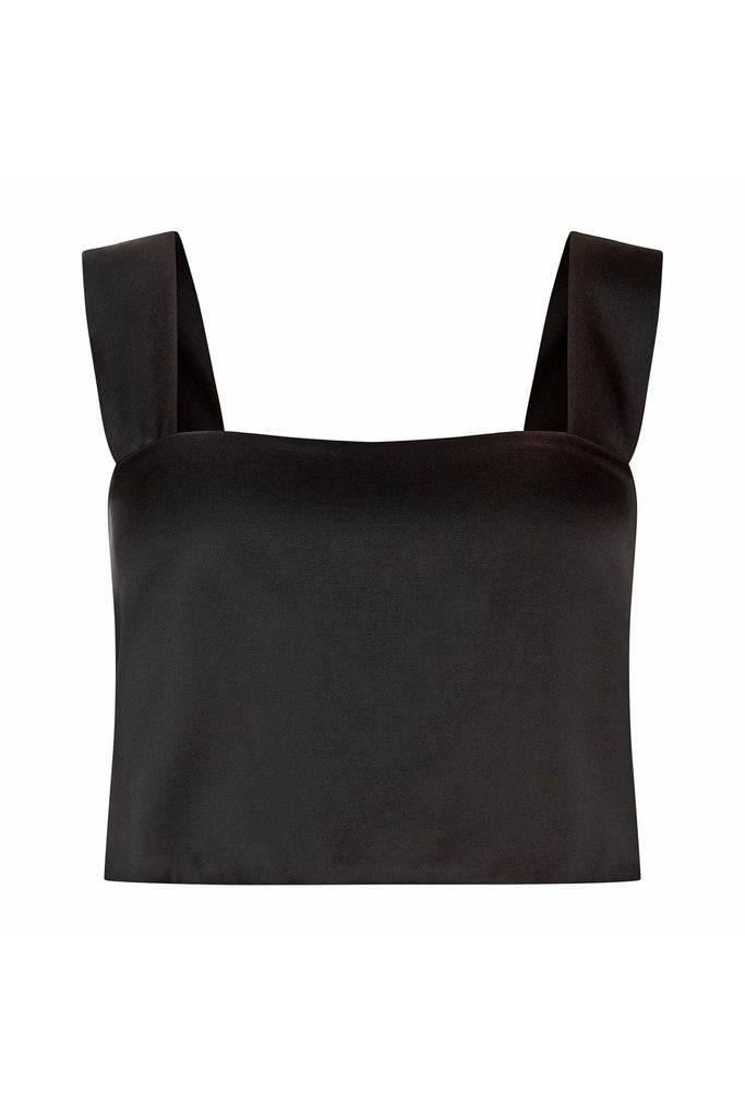 CARRIE CROPTOP - BLACK