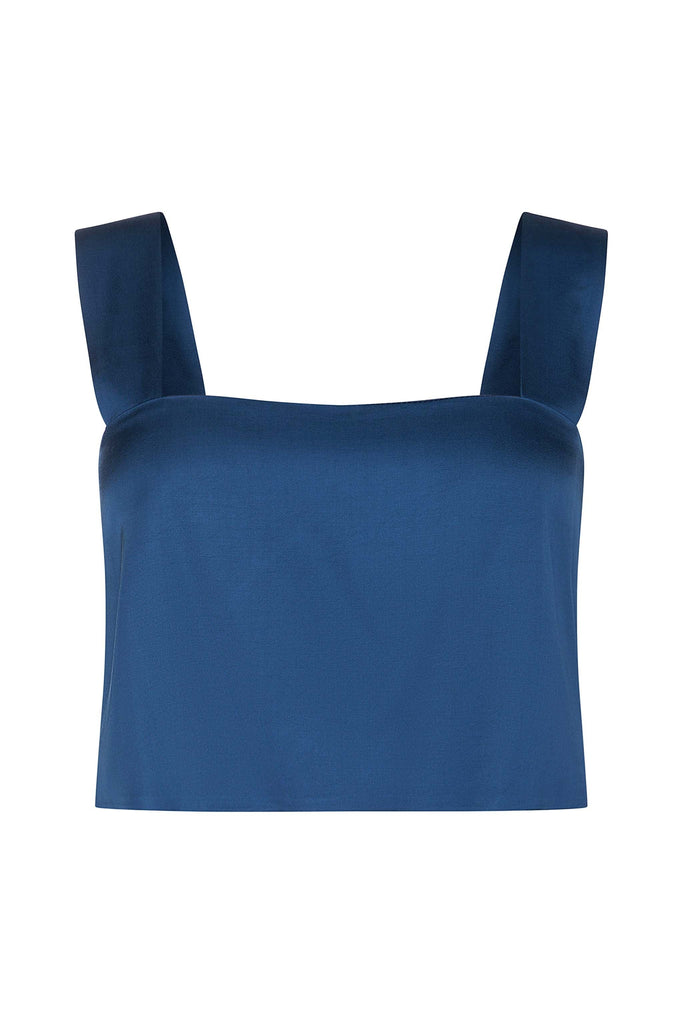 CARRIE CROPTOP - BLUE