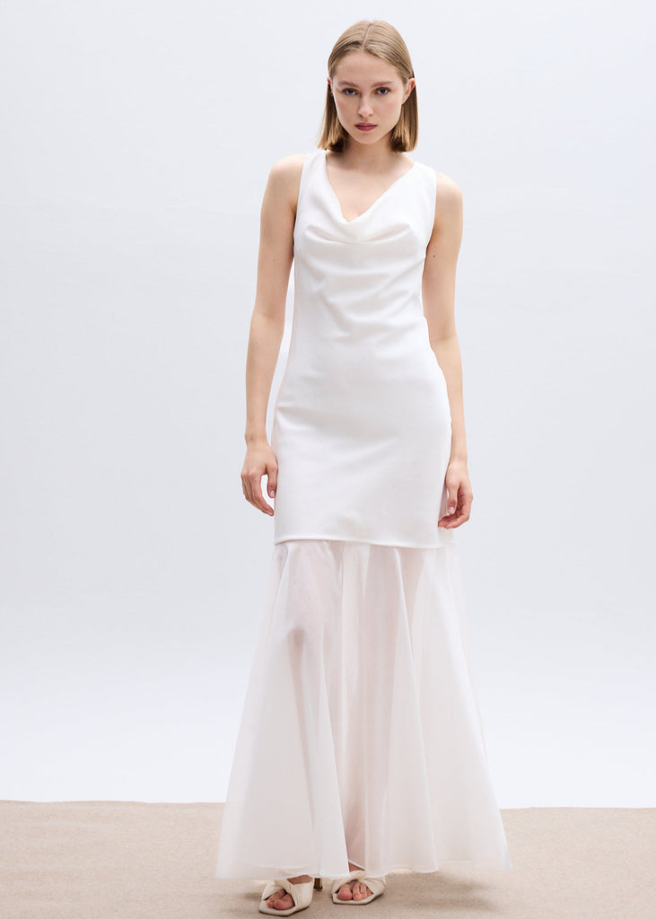 LOU MAXI DRESS - OFF WHITE