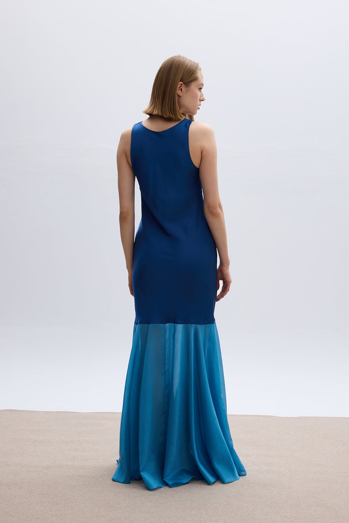 LOU MAXI DRESS - BLUE