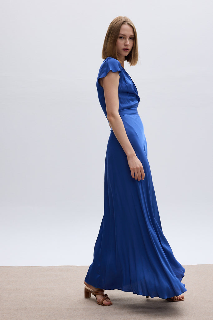 DORIS WRAPDRESS - NAVY BLUE