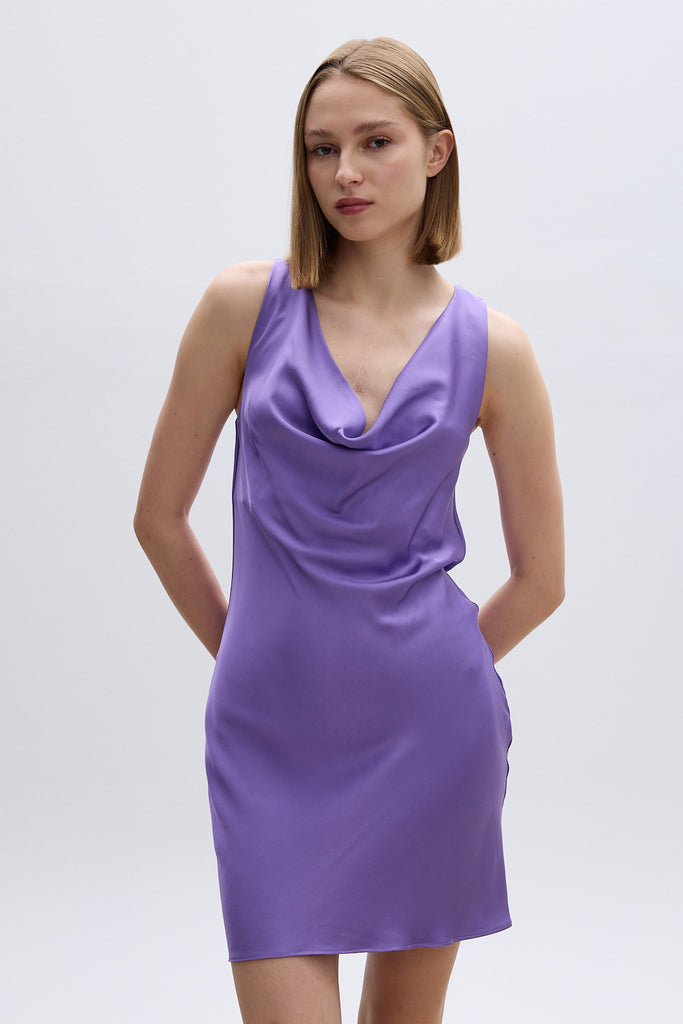 LOU MINI DRESS - PURPLE
