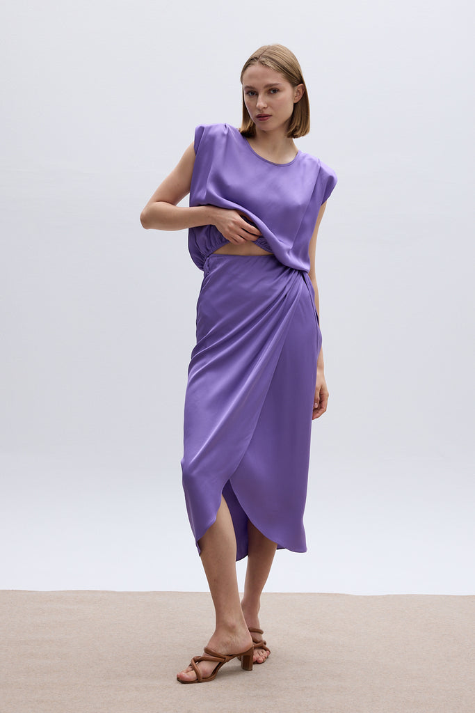 THE WRAPSKIRT - PURPLE