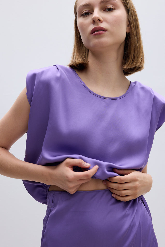 CLAIRE TOP - LILAC