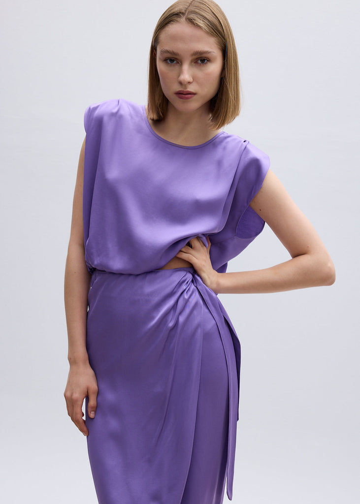 CLAIRE TOP - LILAC