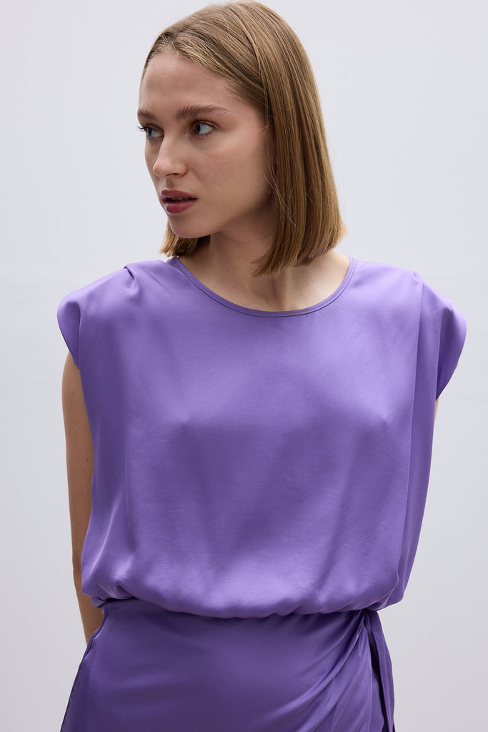 CLAIRE TOP - LILAC