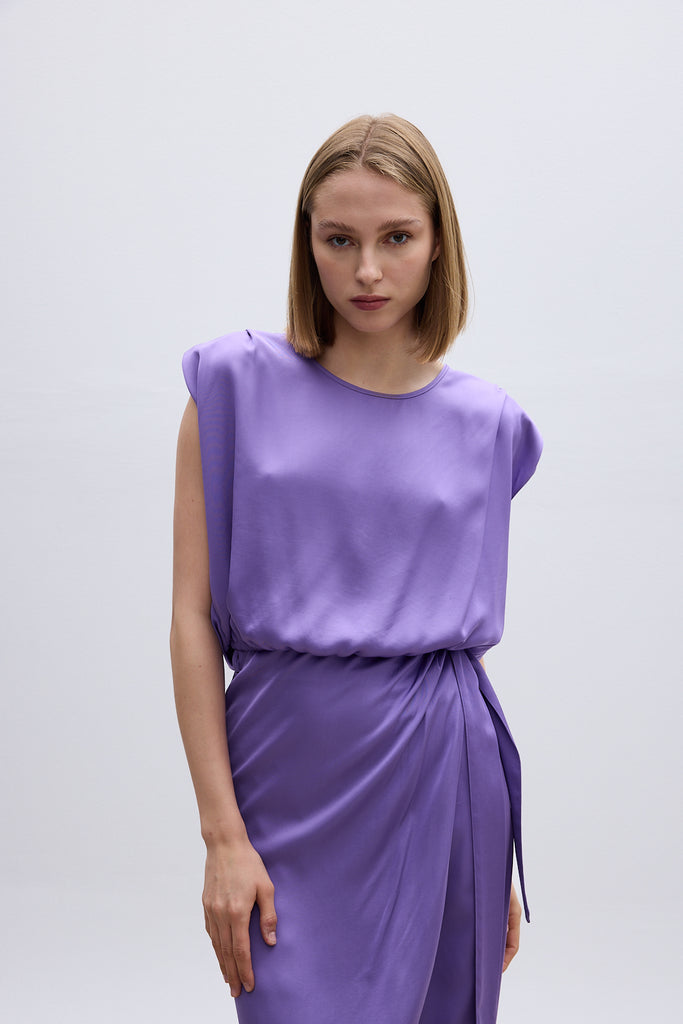 CLAIRE TOP - LILAC