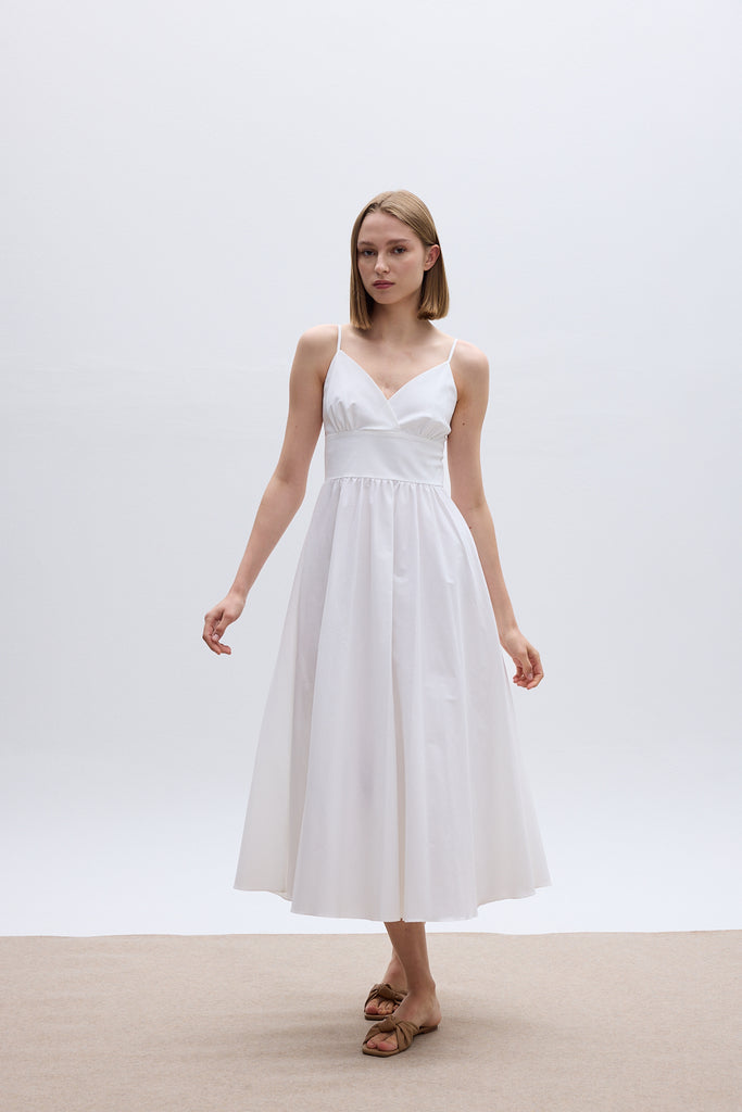EDEN DRESS - WHITE COTTON