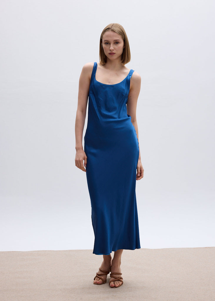 Charlotte Reversible dress - BLUE