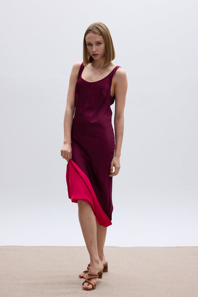 CHARLOTTE REVERSIBLE - FUCHSIA/BURGUNDY