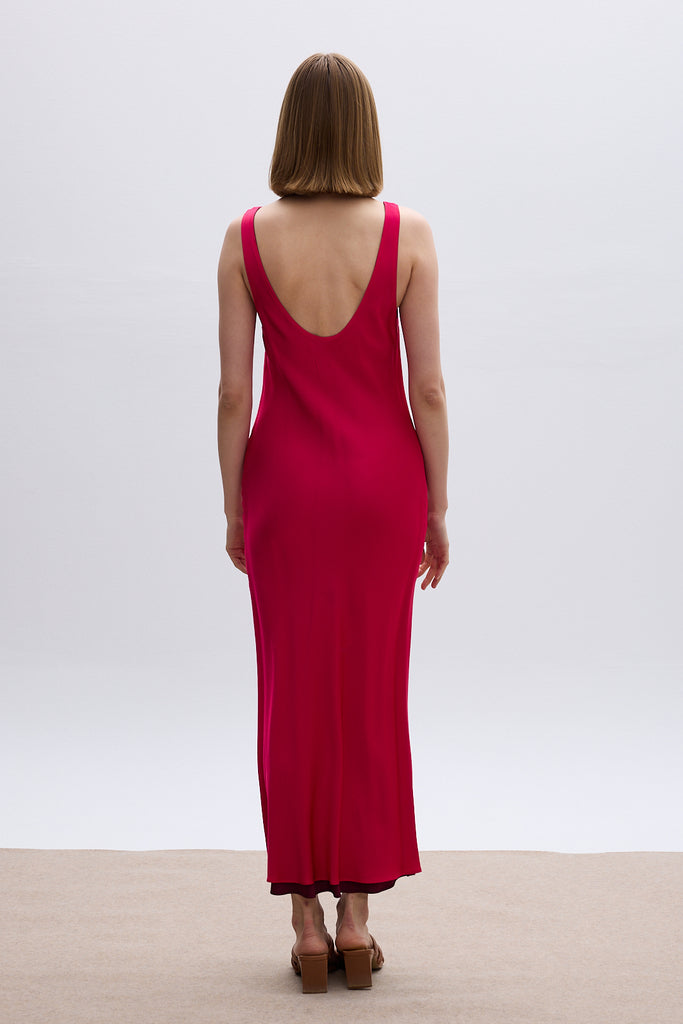 CHARLOTTE REVERSIBLE - FUCHSIA/BURGUNDY