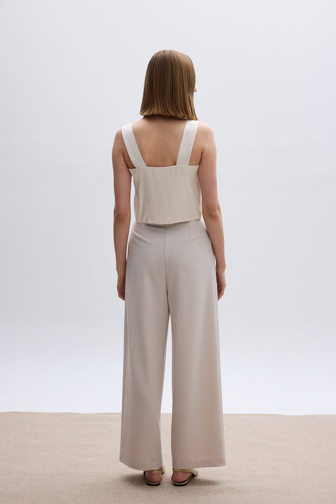 THE SUIT PANTS - ECRU