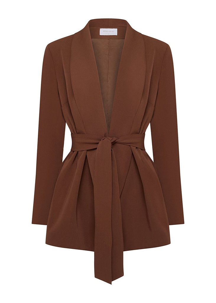 THE SUIT BLAZER - BROWN