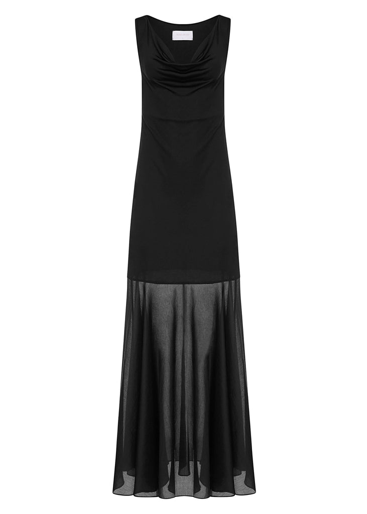LOU MAXI DRESS - BLACK